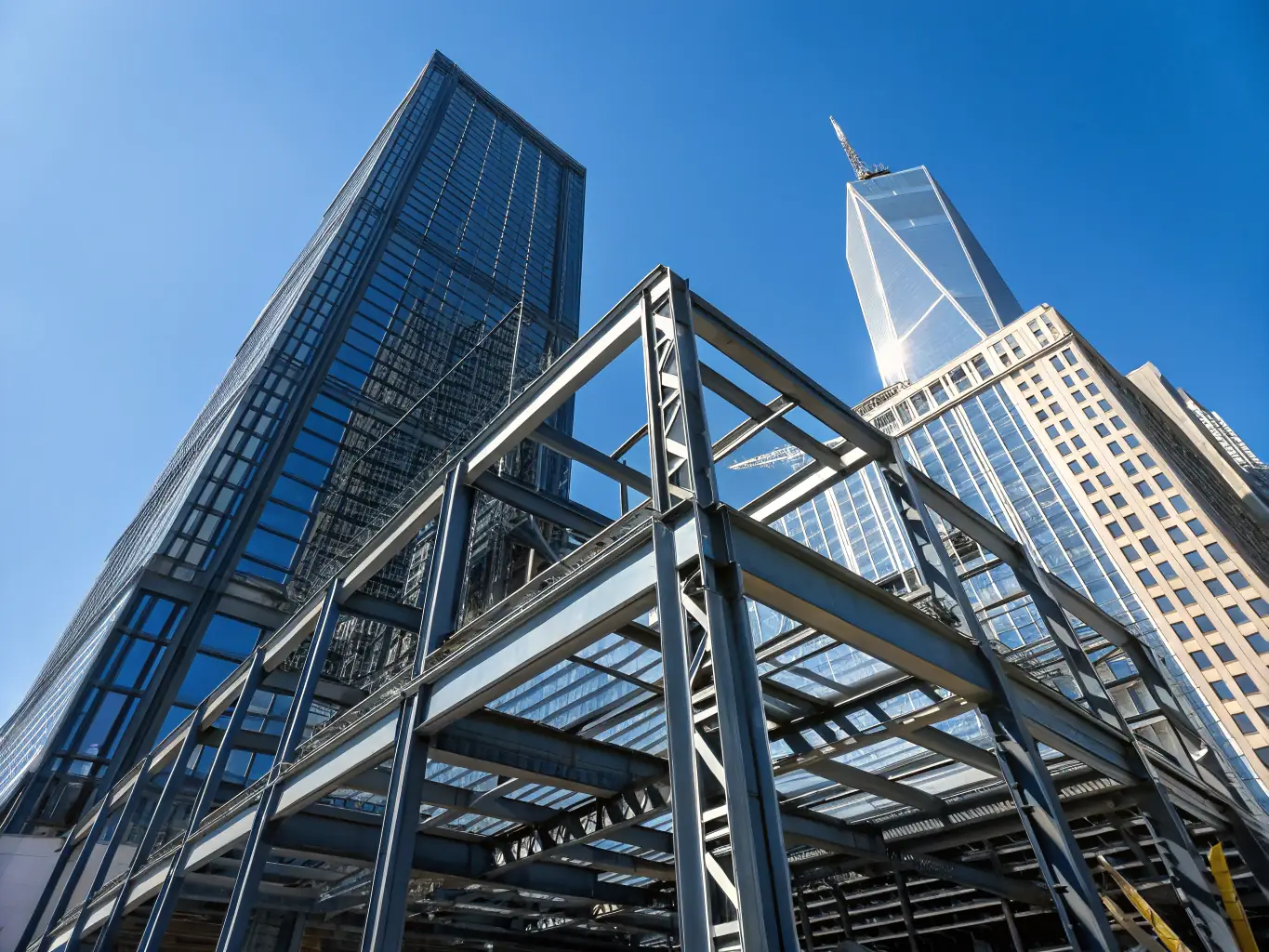 A completed construction project showcasing the final result of New Canadian Steel's installation services, emphasizing quality and structural integrity.